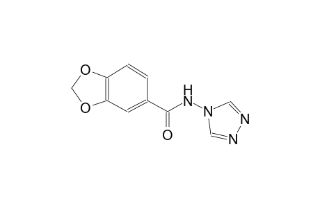 N-(4H-1,2,4-triazol-4-yl)-1,3-benzodioxole-5-carboxamide