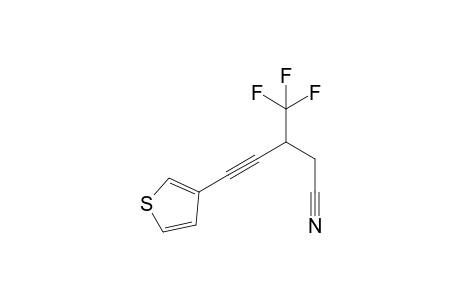 5-(Thiophen-3-yl)-3-(trifluoromethyl)pent-4-ynenitrile