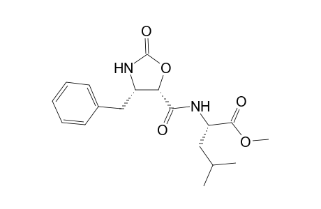 (2S)-Methyl 4-methyl-2-[(4S,5S)-5'-carbonyl-4'-benzyloxazolidin-2'-one]aminopentanoate