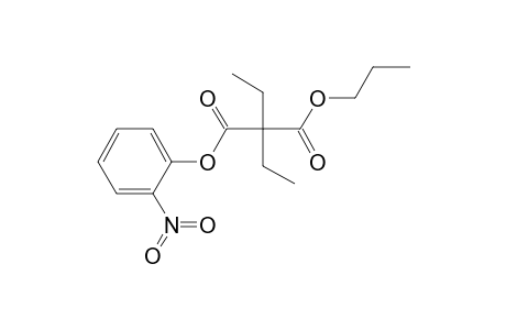 Diethylmalonic acid, 2-nitrophenyl propyl ester