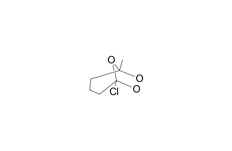 1-CHLOR-6,7,8-TRIOXABICYCLO-[3.2.1]-OCTANE