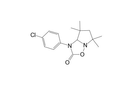 Pyrrolo[1,2-b][1,2,4]oxadiazol-2(1H)-one, 1-(4-chlorophenyl)tetrahydro-5,5,7,7-tetramethyl-