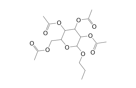 Propyl 2,3,4,6-tetra-O-acetylhexopyranoside