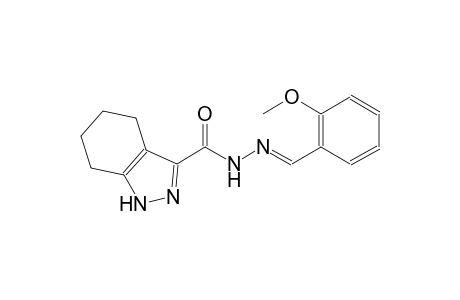 1H-indazole-3-carboxylic acid, 4,5,6,7-tetrahydro-, 2-[(E)-(2-methoxyphenyl)methylidene]hydrazide