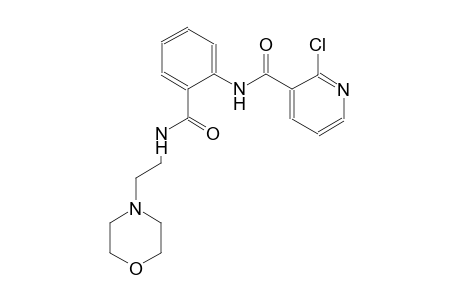 3-pyridinecarboxamide, 2-chloro-N-[2-[[[2-(4-morpholinyl)ethyl]amino]carbonyl]phenyl]-