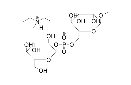 METHYL 6-O-(ALPHA-D-GLUCOPYRANOSYLPHOSPHORYL)-ALPHA-D-MANNOPYRANOSIDE,TRIETHYLAMMONIUM SALT