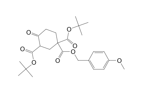 Bis(1,1-dimethylethyl) p-Methoxybenzyl 4-Oxocyclohexane-1,1,3-tricarboxylate