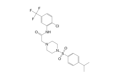 1-piperazineacetamide, N-[2-chloro-5-(trifluoromethyl)phenyl]-4-[[4-(1-methylethyl)phenyl]sulfonyl]-