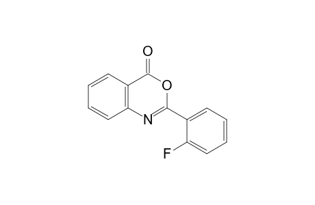 2-(o-fluorophenyl)-4H-3,1-benzoxazin-4-one