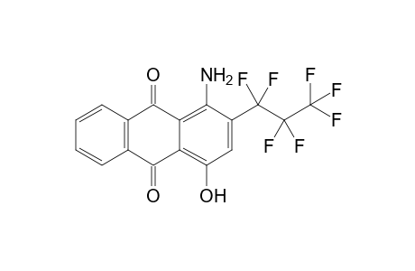 1-Amino-4-hydroxy-2-(perfluoropropyl)anthraquinone