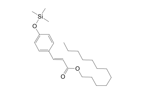 Coumaric acid <(E)-p-> dodecyl ester, mono-TMS