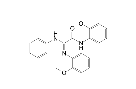 N-(2'-Methoxyphenyl)-2-[(2'-methoxyphenyl)imino]-2-(phenylamino)acetamide