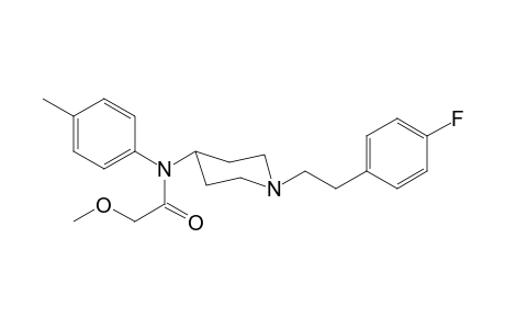 N-(1-[2-(4-Fluorophenyl)ethyl]piperidin-4-yl)-2-methoxy-N-4-methylphenylacetamide