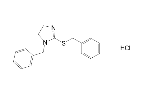1-benzyl-2-(benzylthio)-2-imidazoline, monohydrochloride