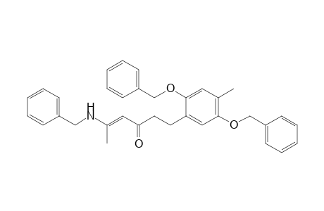 1-[2',5'-bis(Benzyloxy)-4'-methylphenyl]-5-(N-benzylamino)-4-hexen-3-one