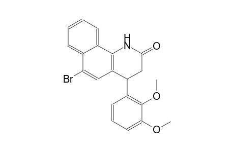 benzo[h]quinolin-2(1H)-one, 6-bromo-4-(2,3-dimethoxyphenyl)-3,4-dihydro-