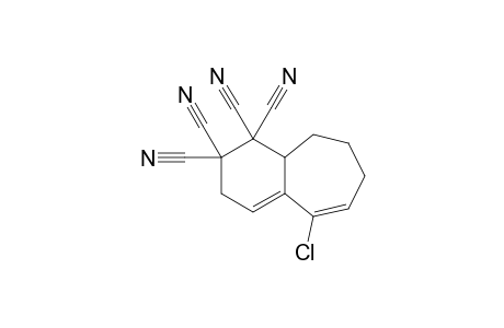 5-Chloranyl-7,8,9,9a-tetrahydro-3H-benzo[7]annulene-1,1,2,2-tetracarbonitrile