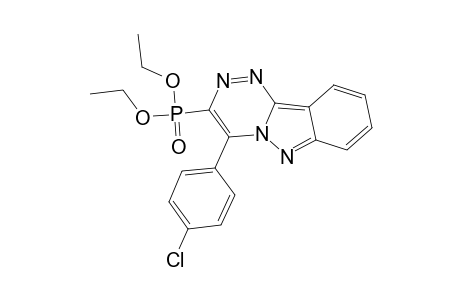 4-(4-CHLOROPHENYL-[1,2,4]-TRIAZINO-[4,3-B]-INDAZOL-3-YL-PHOSPHONIC-ACID-DIETHYLESTER