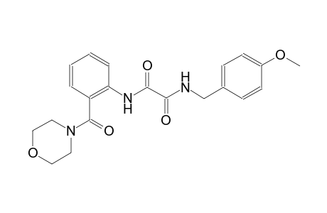 ethanediamide, N~1~-[(4-methoxyphenyl)methyl]-N~2~-[2-(4-morpholinylcarbonyl)phenyl]-