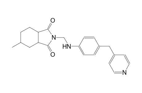 5-methyl-2-{[4-(4-pyridinylmethyl)anilino]methyl}hexahydro-1H-isoindole-1,3(2H)-dione