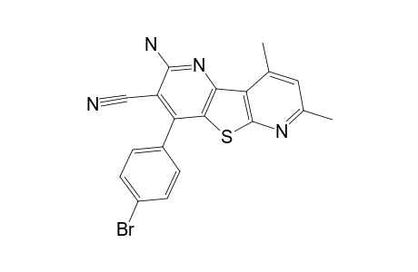 2-AMINO-7,9-DIMETHYL-4-(4-BROMOPHENYL)-3-CYANOPYRIDO-[3'.2':4.5]-THIENO-[3.2-B]-PYRIDINE