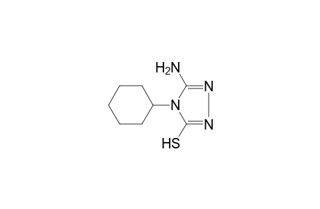 5-Amino-4-cyclohexyl-4H-1,2,4-triazol-3-yl hydrosulfide