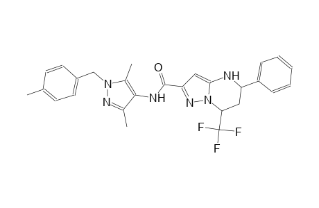 N-[3,5-dimethyl-1-(4-methylbenzyl)-1H-pyrazol-4-yl]-5-phenyl-7-(trifluoromethyl)-4,5,6,7-tetrahydropyrazolo[1,5-a]pyrimidine-2-carboxamide