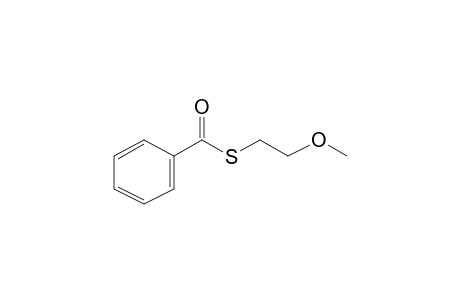 S-(2-Methoxyethyl) benzenecarbothioate