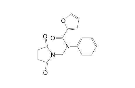 N-[(2,5-dioxo-1-pyrrolidinyl)methyl]-N-phenyl-2-furamide