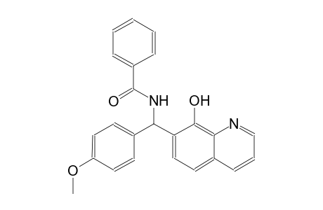 benzamide, N-[(8-hydroxy-7-quinolinyl)(4-methoxyphenyl)methyl]-