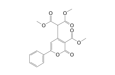 Dimethyl 3-Methoxycarbonyl-6-phenyl-2-oxo-2H-pyran-4-ylmalonate