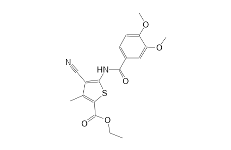 ethyl 4-cyano-5-[(3,4-dimethoxybenzoyl)amino]-3-methyl-2-thiophenecarboxylate