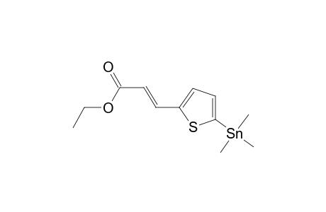Ethyl (E)-3-(5-Trimethylstannyl-2-thienyl)propenoate