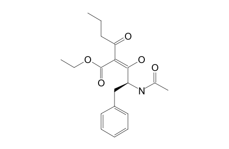 ETHYL-4S-ACETYLAMINO-4-BENZYL-2-BUTANOYL-3-HYDROXYBUTENOATE