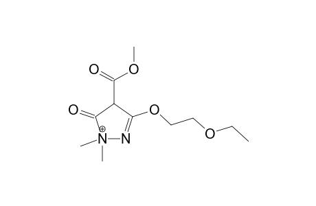 3-(2-ETHOXYETHOXY)-4,5-DIHYDRO-4-(METHOXYCARBONYL)-1,1-DIMETHYL-5-OXO-1H-PYRAZOLO-1-IUM-4-IDE