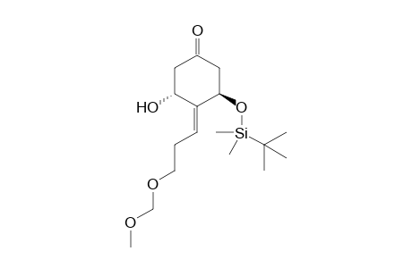 [(E)-(3R,5R)-3-[(tert-Butyldimethylsilyl)oxy]-5-hydroxy-4-[3'-(methoxymethoxy)propylidene]]cyclohexanone