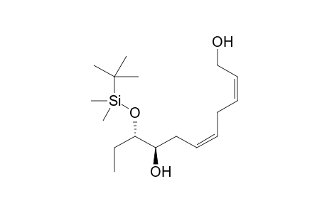 (8R,9S)-9-[tert-butyl(dimethyl)silyl]oxyundeca-2,5-diene-1,8-diol(Autogenerated)