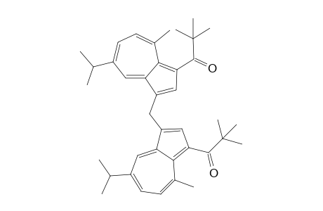 1,1'-[Methylenebis(5-isopropyl-8-methylazulene-3,1-diyl)]bis[2,2-dimethylpropan-1-one]