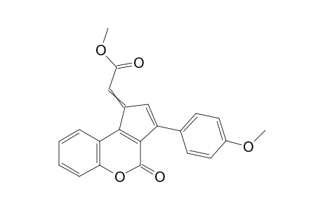 Methyl 2-[3-(4-methoxyphenyl)-4-oxocyclopenta[c]chromene-1(4H)-yliden]acetate