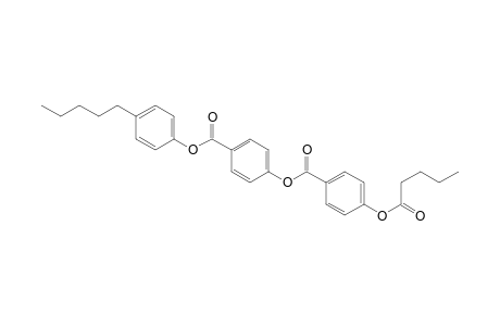 Benzoic acid, 4-[(1-oxopentyl)oxy]-, 4-[(4-pentylphenoxy)carbonyl]phenyl ester