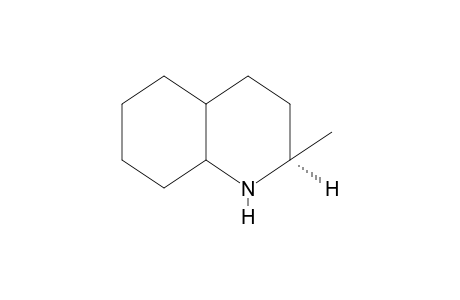 cis-DECAHYDRO-2beta-METHYLQUINOLINE