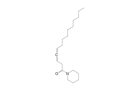 1-(1-Oxo-3,4-tetradecadienyl)-piperidin