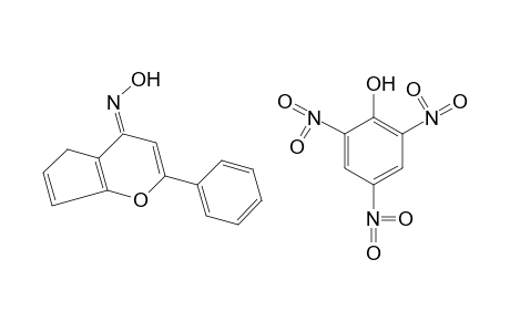 2-phenylcyclopenta[b]pyran-4(5H)-one, oxime, picrate