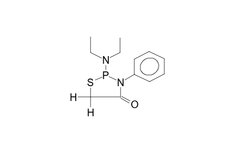2-DIETHYLAMINO-3-PHENYL-4-OXO-1,3,2-THIAZAPHOSPHOLANE