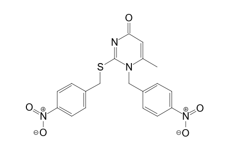 1-p-nitro-benzyl-2-p-nitro-benzylthio-6-methyluracil