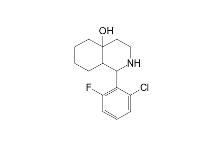 Isoquinolin-4a-ol, perhydro-1-(2-chloro-6-fluorophenyl)-