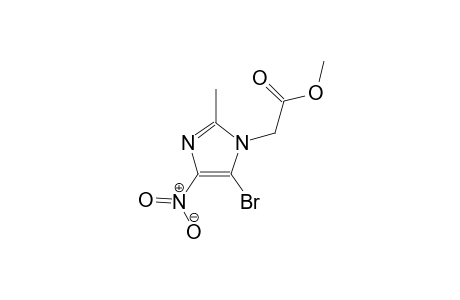 1H-imidazole-1-acetic acid, 5-bromo-2-methyl-4-nitro-, methyl ester