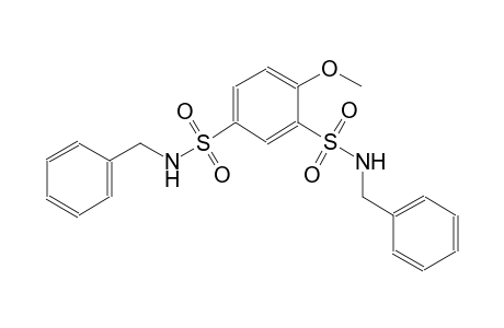 1,3-benzenedisulfonamide, 4-methoxy-N~1~,N~3~-bis(phenylmethyl)-