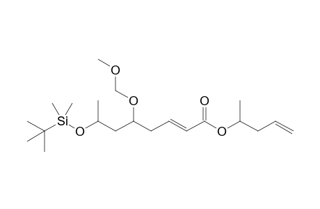 Pent-4-en-2-yl 7-(tert-Butyldimethylsiloxy)-5-methoxymethoxyoct-2-enoate