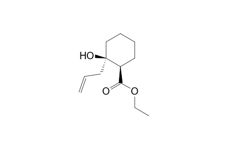 Ethyl (1R*,2R*)-2-allyl-2-hydroxycyclohexane-1-carboxylate